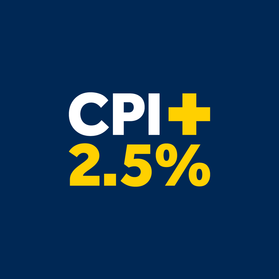 CPI+2.5% CPI + 2.5%